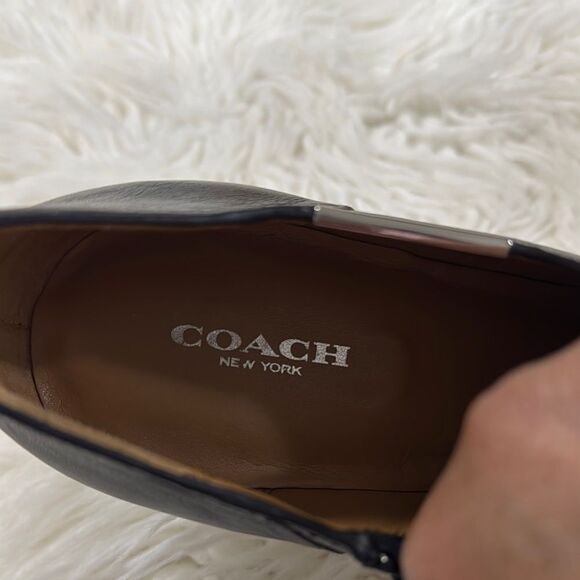 Coach Women's Black Leather Seneca Ankle Boots Size 10B - Picture 7 of 11